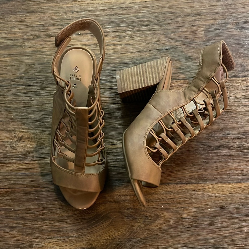 Call It Spring women’s size 7 . Heels sandals